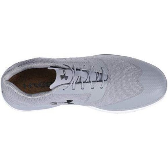 Under Armour Men\'s UA Tour Tips Knit SL Gray Golf Shoes 3020991-100 Size 8 main image 4